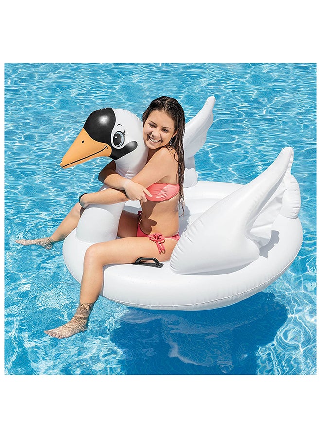 INTEX 57557 Swan Shaped Inflatable Ride-On Pool Float 12x12x10cm - Image 4