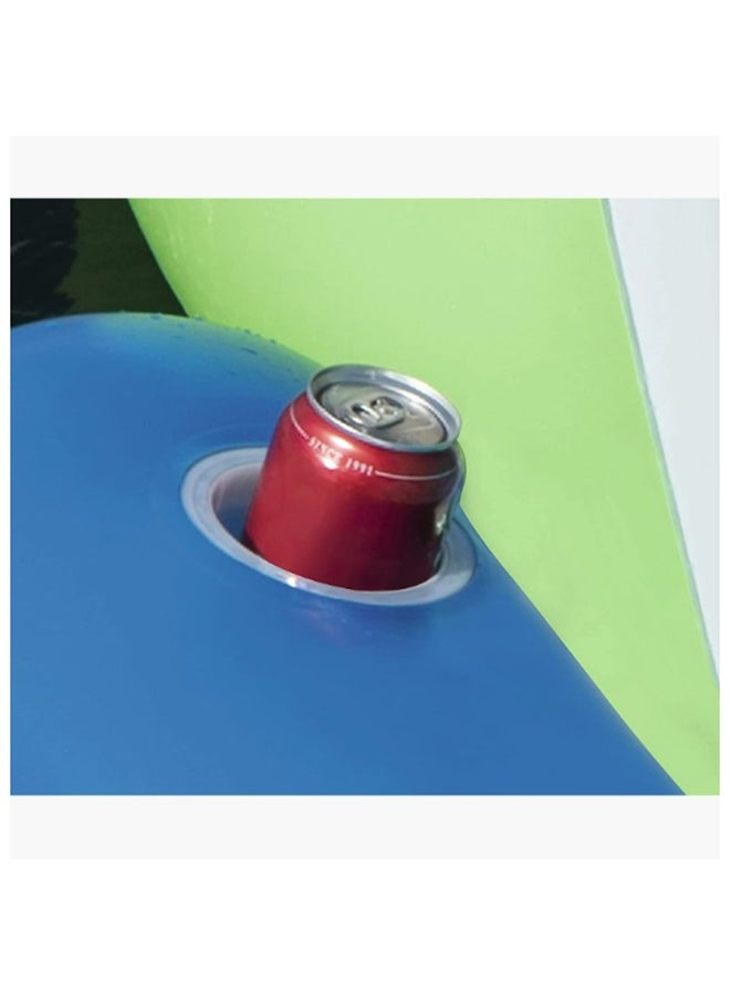 بست واي كرسي استرخاء كولر زد عالي الجودة وقابل للنفخ لحوض السباحة 150x140سم - Image 4