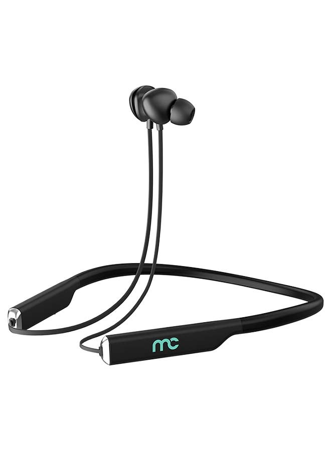 MYCANDY BHS-120N Wireless Magnetic Neckband Headset Black  - Image 1
