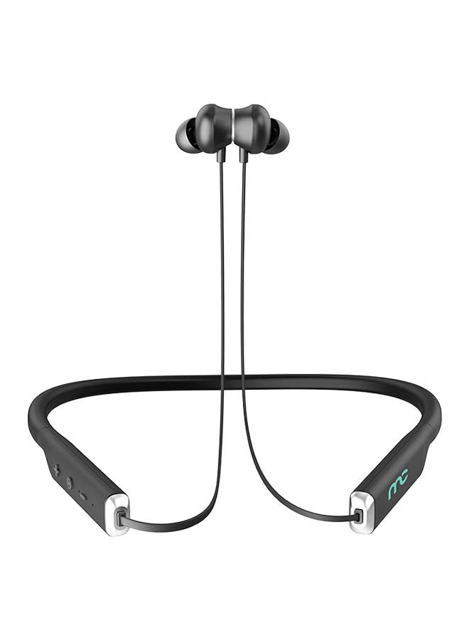 MYCANDY BHS-120N Wireless Magnetic Neckband Headset Black  - Image 4