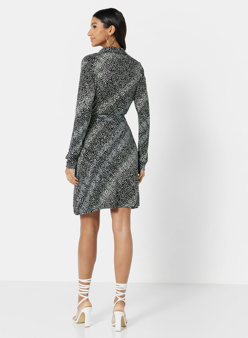 VERO MODA - Printed Shirt Dress Jadeite(16-5304 - Image 1