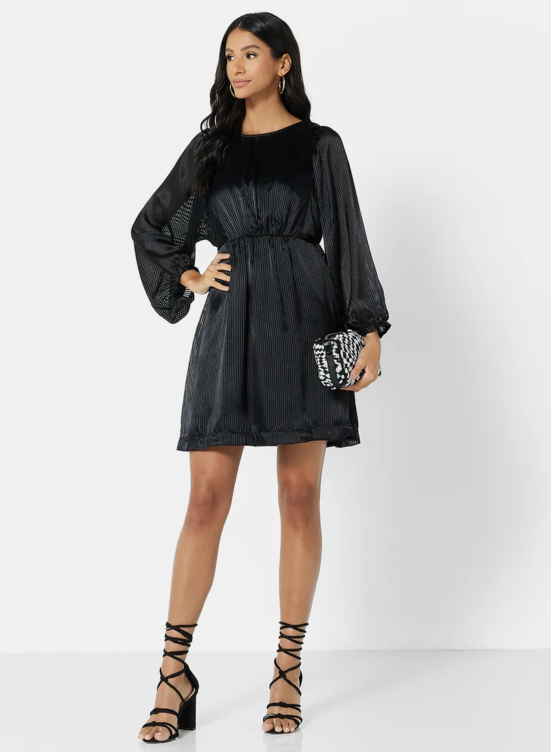 VERO MODA Balloon Sleeve Dress Black