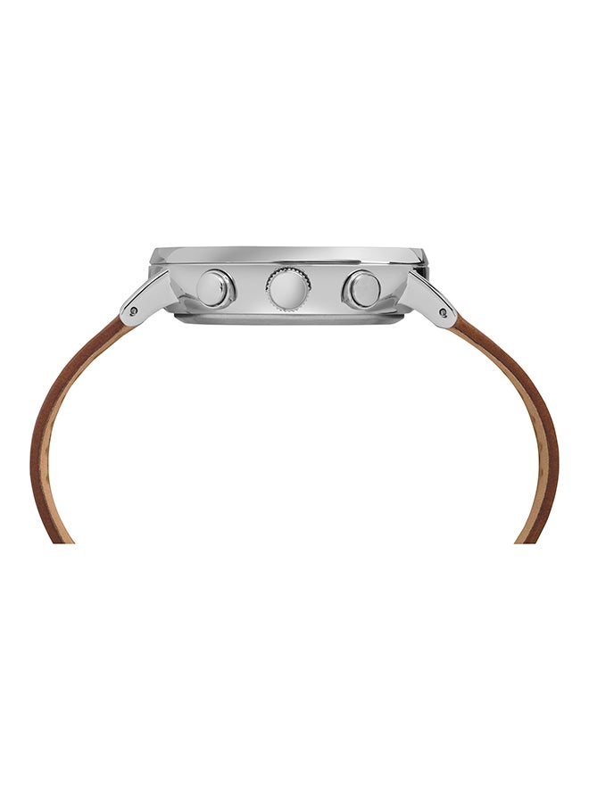 تيميكس ساعة يد كرونوغراف فيرفيلد بسوار من الجلد طراز TW2R26700 men  - Image 3