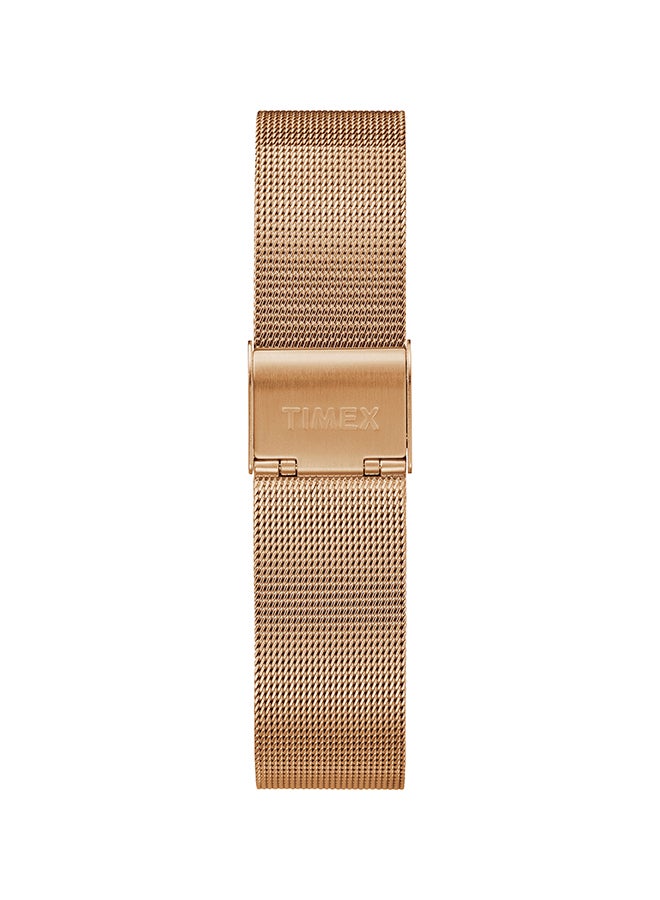 TIMEX women The Fairfield Mesh Analog Wrist Watch TW2R26400 - Image 2