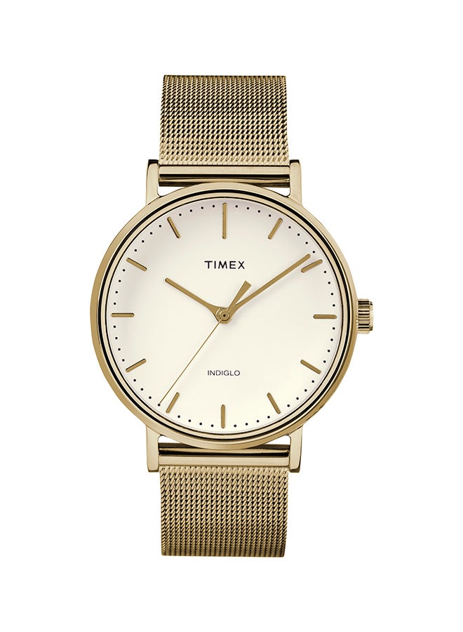 TIMEX women The Fairfield Mesh Analog Wrist Watch TW2R26500 - Image 1