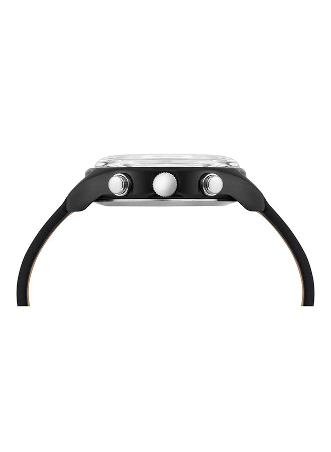 TIMEX Men's Mk1 Steel Supernova Chrono Leather Analog Wrist Watch TW2T29500 - Image 3