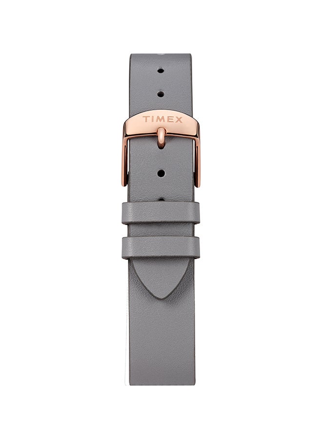 TIMEX women Metropolitan Leather Analog Wrist Watch TW2T45400 - Image 2