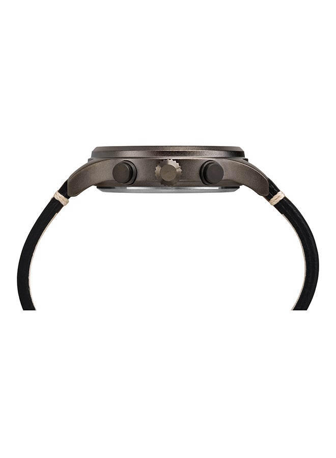 TIMEX men Leather Chronograph Watch TW4B09000 - Image 3