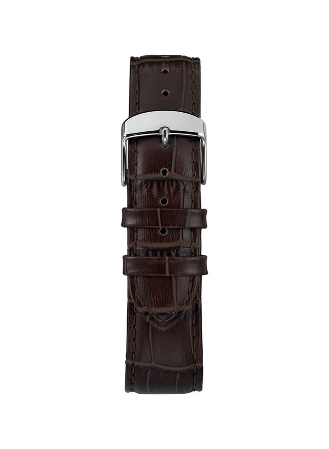 تيميكس ساعة يد بعقارب وسوار من الجلد طراز TW2R86900 men  - Image 2