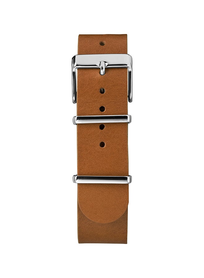 TIMEX unisex Leather Strap Analog Wrist Watch TW2P97800 - Image 2