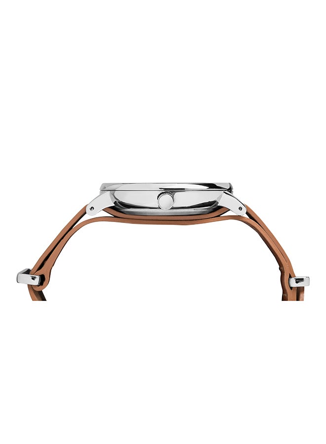 TIMEX unisex Leather Strap Analog Wrist Watch TW2P97800 - Image 3