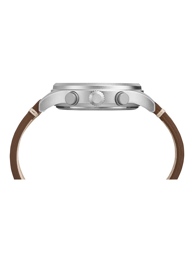 تيميكس ساعة يد كرونوغراف بسوار من الجلد طراز TW4B09200 men - Image 3