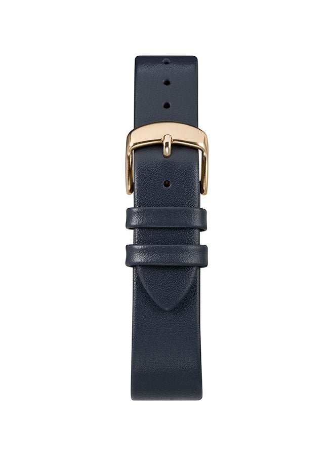 TIMEX Women's Leather Strap Analog Wrist Watch TW2R98100 - Image 2