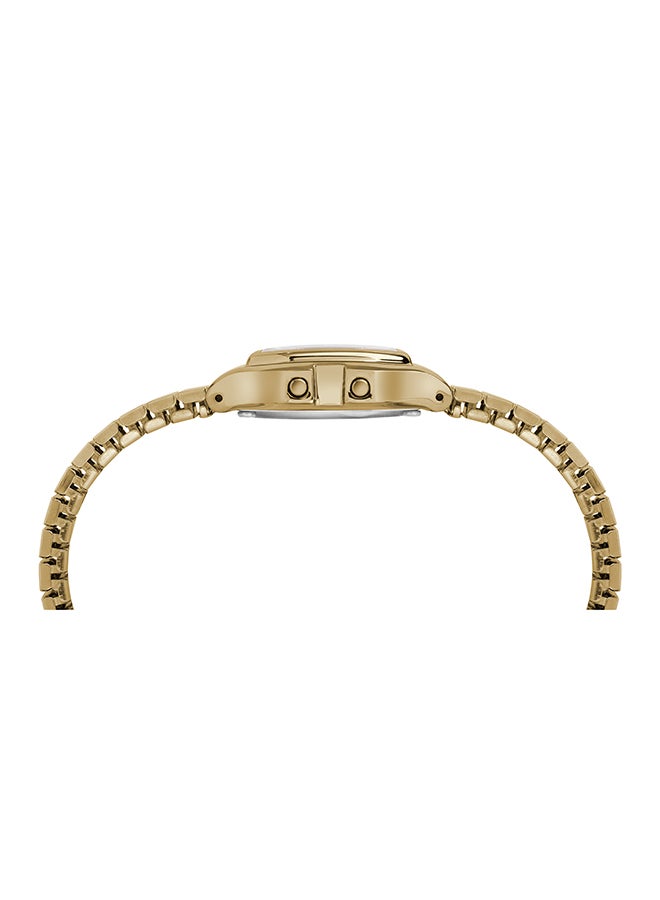 تيميكس ساعة يد رقمية بسوار من الاستانلس ستيل طراز TW2T48000 للنساء - Image 3