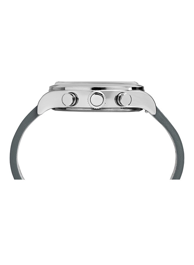 تيميكس ساعة يد بعقارب وسوار من الجلد طراز Tw2R70700 men - Image 3