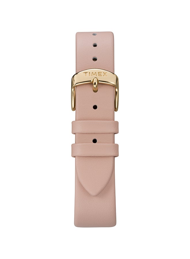 TIMEX Women's Leather Analog Wrist Watch TW2R66300 - Image 2