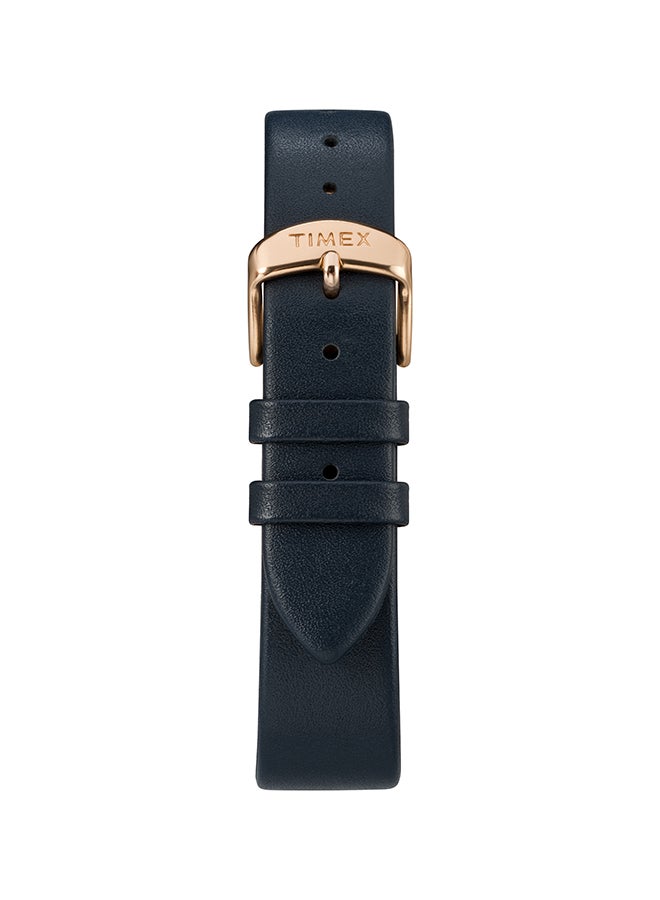 TIMEX - Women's Leather Analog Wrist Watch TW2R66400 - Image 1
