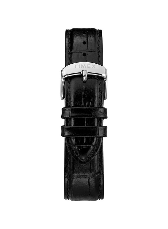 تيميكس ساعة يد بعقارب وسوار من الجلد طراز TW2R71300 للرجال - Image 2