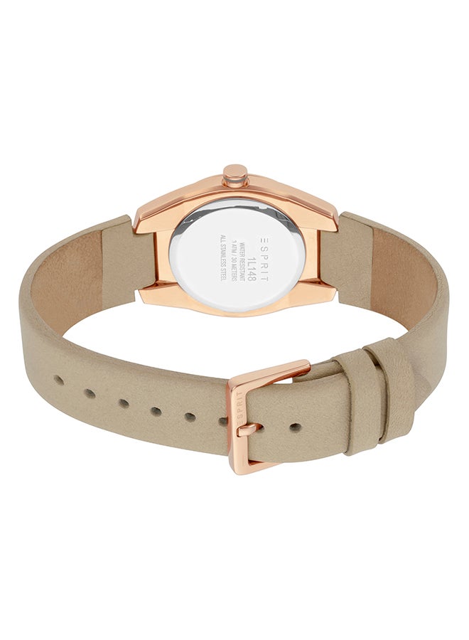 ESPRIT Women's Leather Analog Wrist Watch ES1L148L0035  - Image 2