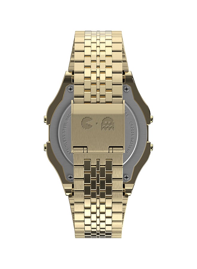 تيميكس ساعة يد رقمية بسوار من الاستانلس ستيل - Image 2