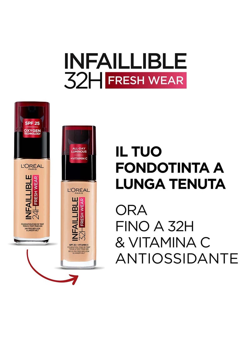 L'OREAL PARIS - Infallible 32H Freshwear Foundation 140 Cool Rose - Image 1