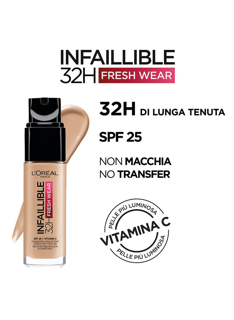 L'OREAL PARIS - Infallible 32H Freshwear Foundation 140 Cool Rose - Image 1