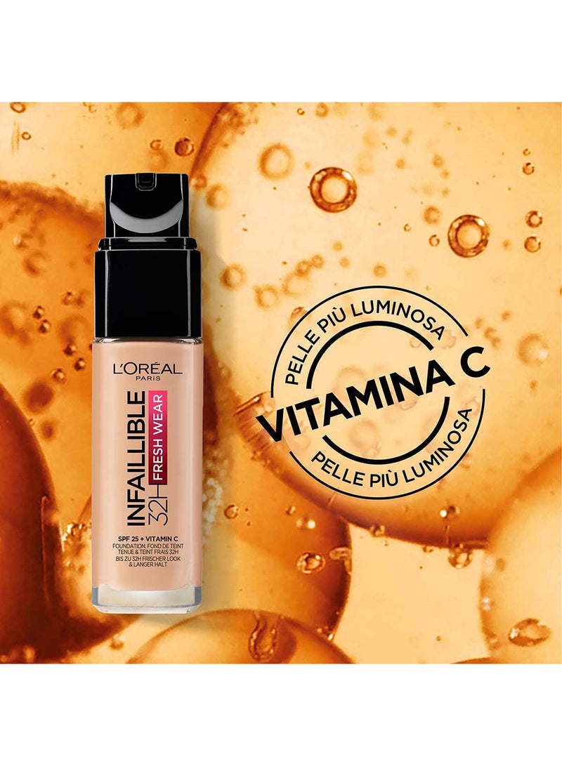 L'OREAL PARIS - Infallible 32H Freshwear Foundation 140 Cool Rose - Image 1