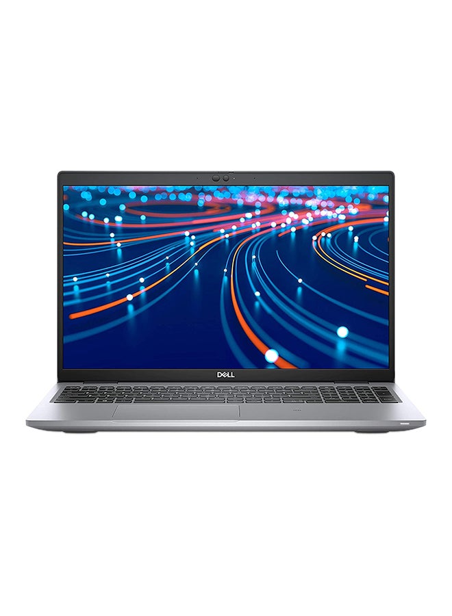 Latitude 5520 Laptop With 15.6 Inch HD Display, Core i5-1135G7 Processor/4GB DDR4 RAM/256GB SSD/Integrated Graphics Arabic Silver