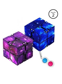 2-Piece Infinity Cube Fidget Toy Set