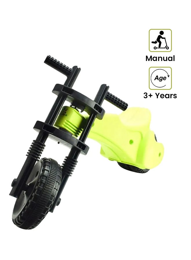 Baby love 2 In 1 Training Balance Bike(Pink&Green) 33-63581 Multicolour 28x12x28cm - Image 1