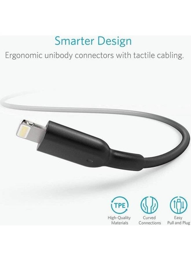 Anker - PowerLine II Lightning To USB Charging Cable Black - Image 1