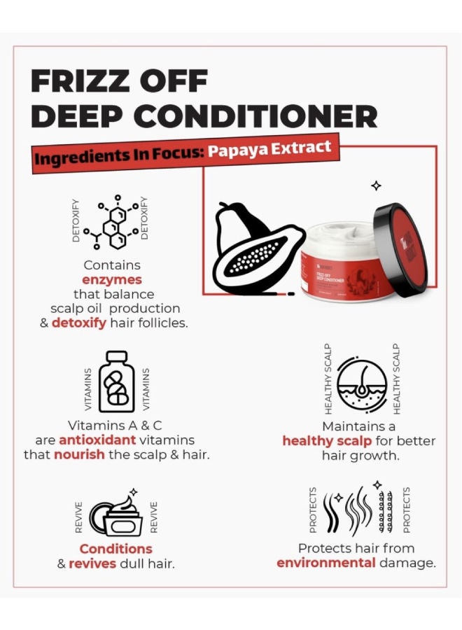 Frizz-Off Deep Conditioner White 300ml