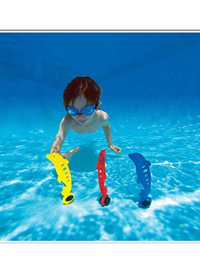 انتكس طقم فن دولفين من 3 قطع للغوص تحت الماء - Image 2