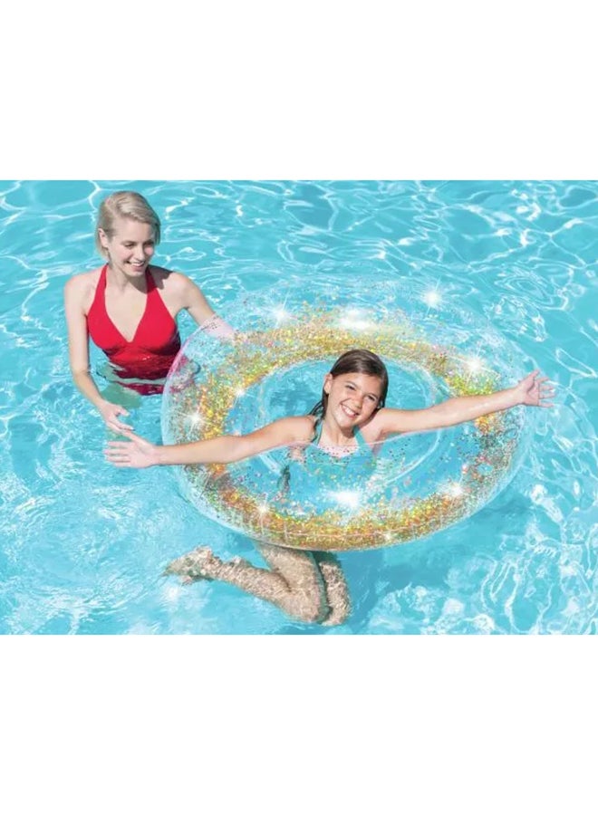 INTEX - Glitter Donut Shape Inflatable Pool Float - Image 1