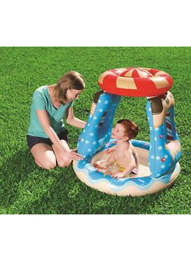 بست واي حوض سباحة مظلل قابل للنفخ كانديفيل طراز BW52270 91x91x89سم - Image 4