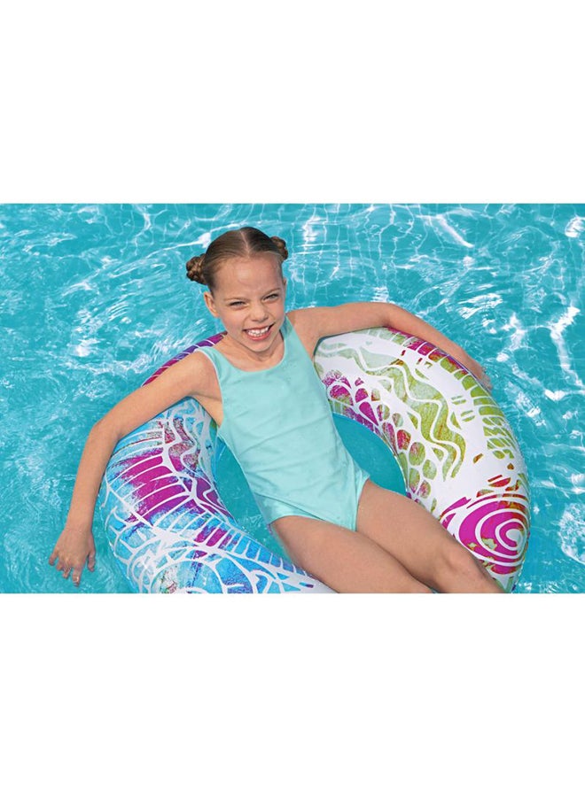 Bestway Inflatable Printed Swim Ring 80x80x19cm  - Image 5