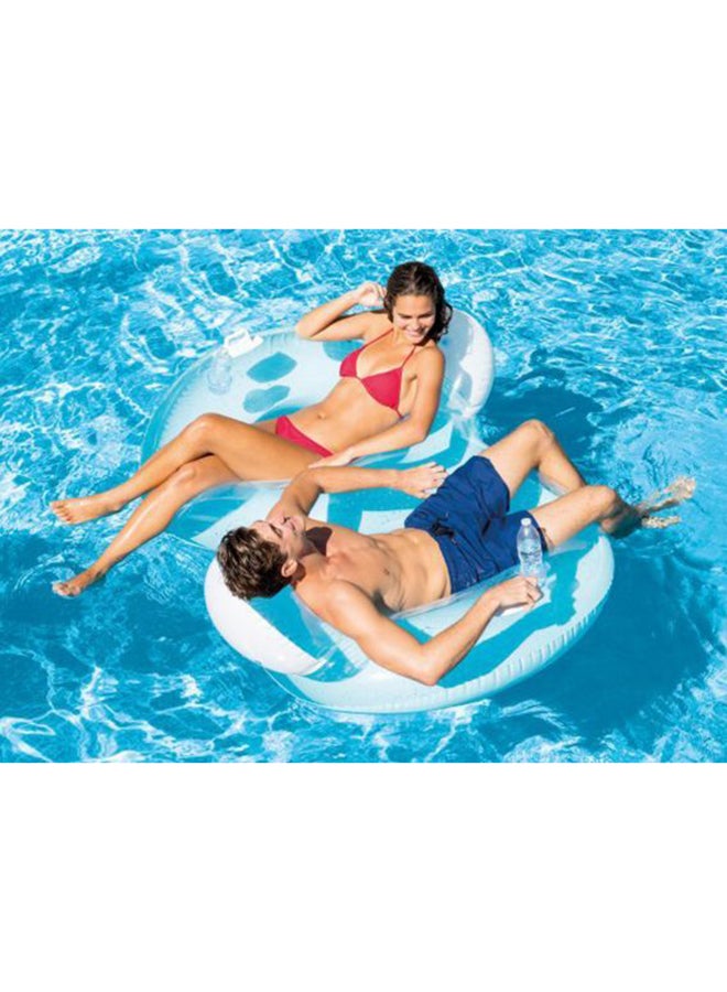 INTEX Double Ring Inflatable Pool Float 198x117cm - Image 4
