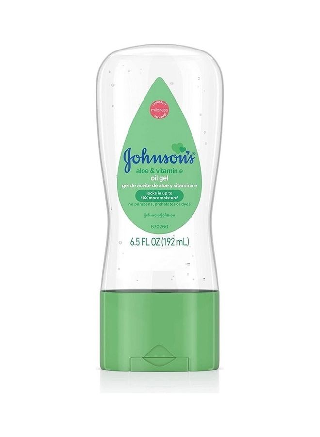 Johnson's - Baby Gel Oil With Aloe & Vitamin Clear 192ml - Image 1