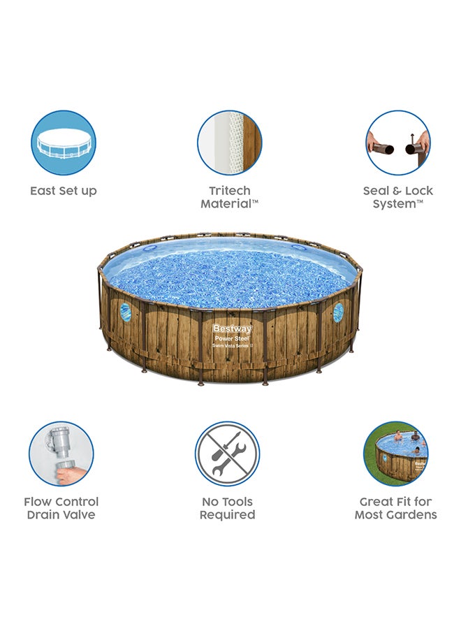 Bestway Power Steel Swim Pool Set 488x122cm - Image 2