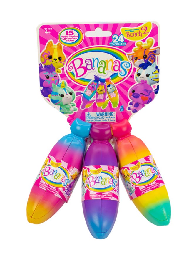 Banana Surprise 3-Pack Bunch Toy - Image 1
