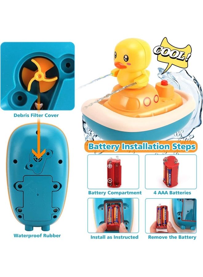 روك بو مجموعة ألعاب حوض استحمام من رأس دش بخاخ للأطفال من 5 قطع - Image 5