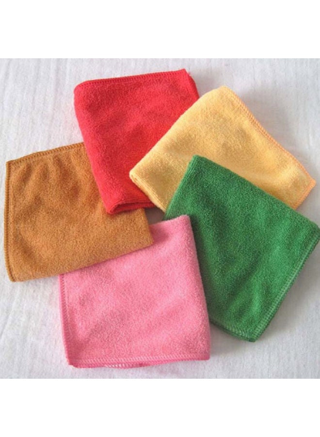 Cotton Hand Towels Multicolour 30x30cm - Image 2