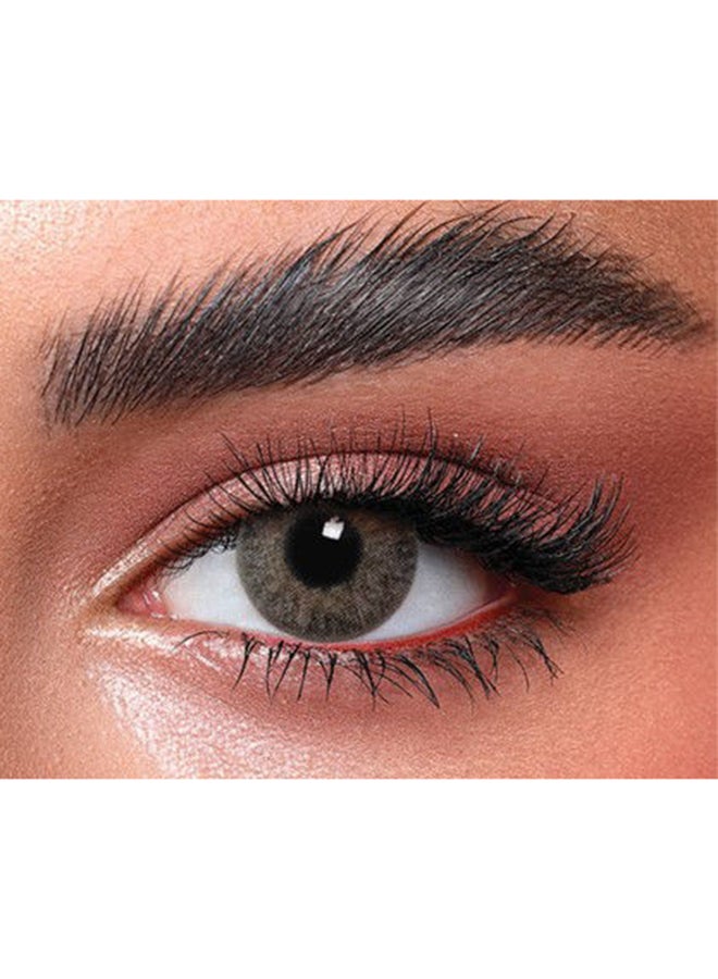 بيلا عدسات لاصقة شهرية بلون رمادي طبيعي قابلة للاستخدام لمرة واحدة طراز 909000786041 - Image 2