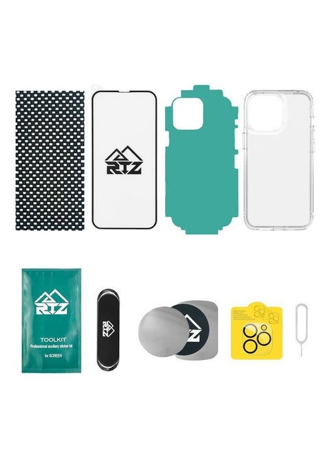 9 In 1 Protection Package For Apple iPhone 13 Pro Max Multicolour