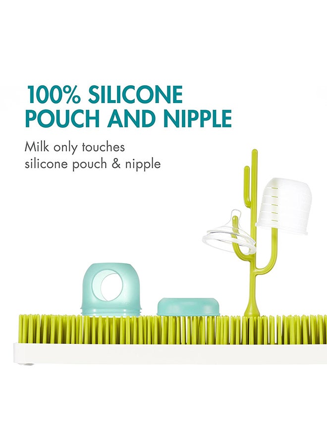 BOON 3-Piece Nursh Feeding Bottle Set (0M+) 4ounce - Assorted - Image 4