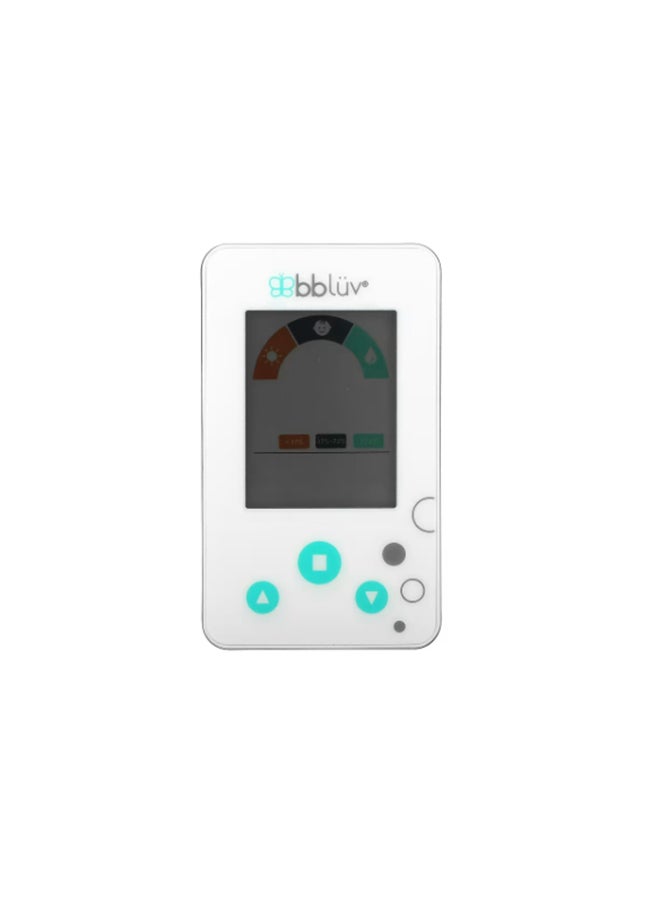 bbluv 2-In-1 Digital Thermometer/Hygrometer For Baby’s Room - White  - Image 1