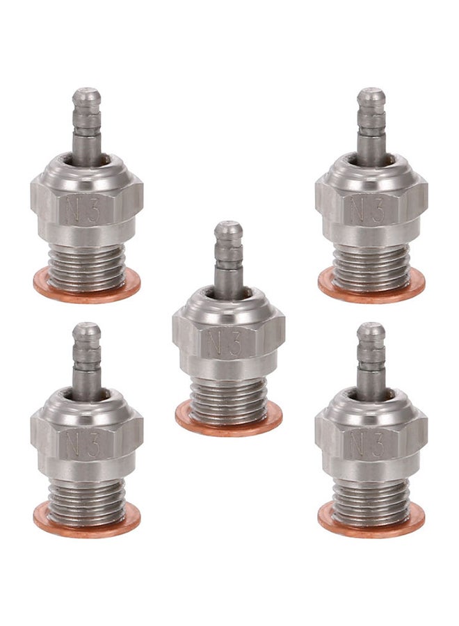 طقم مكون من 5 قطع من قابس مضيء 14x3x6.5سم - Image 1