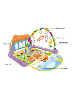 Generic 2-In-1 Baby Kick And Play Piano Gym Mat Rack 29.5x23.6x17.7inch  - Image 4