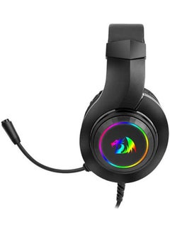 REDRAGON HYLAS H260 RGB Gaming Headphone, 50mm Audio Drivers, Passive Noise Isolation, 3.5mm Audio & Mic Jack, USB-A Connector, 6ft Cable Length, Compatible with Xbox One, PS4, PS5, PCs, Laptops and Nintendo Switch, Black | H260-RGB  - Image 2