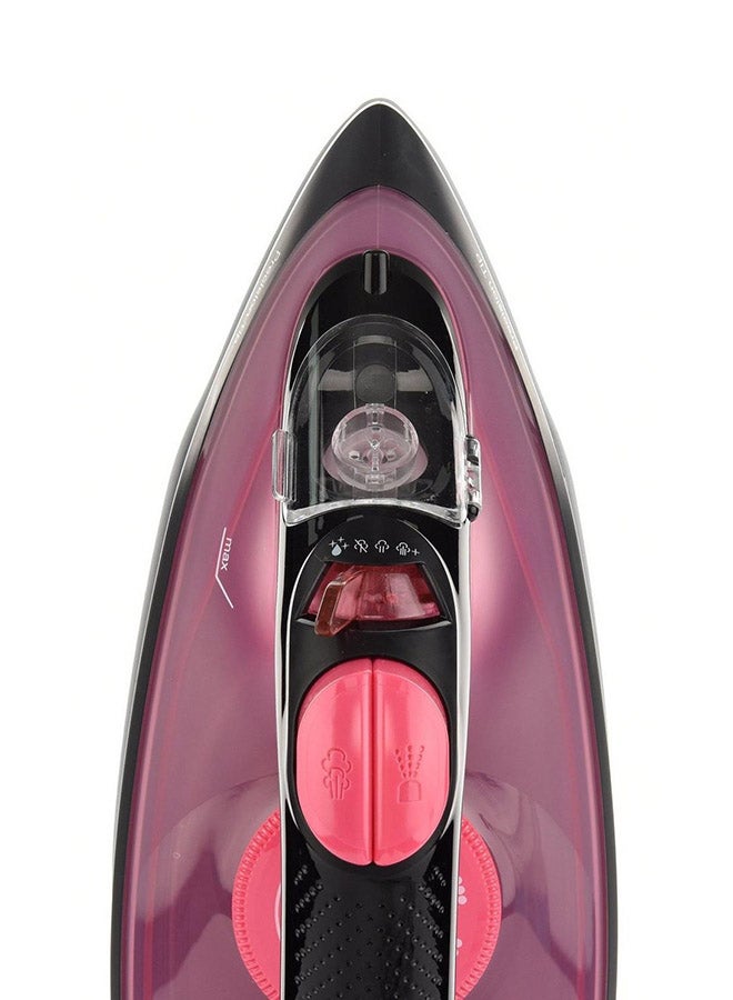 BRAUN Texstyle 1 Steam Iron 220 ml 2000 W SI1070PU Black/Pink  - Image 5